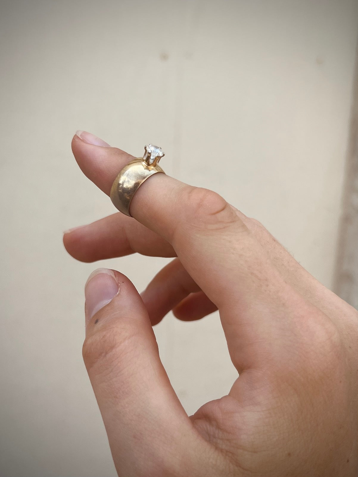 Vintage 18K Vermeil Ring