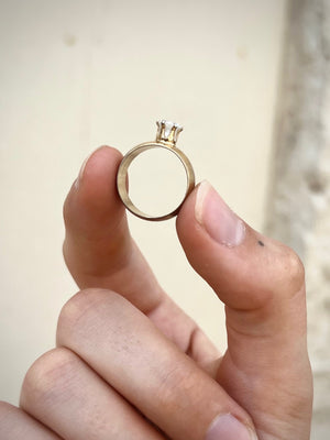 Vintage 18K Vermeil Ring