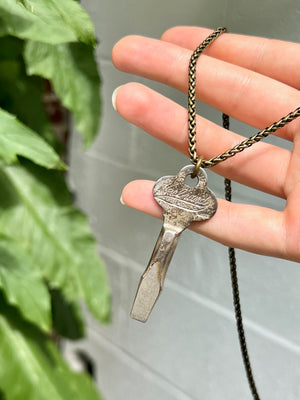 "A Helping Hand" Vintage Screwdriver Key Necklace