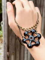 "Wheel Works" Old Spigot Handle Double Strand Necklace