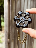 "Wheel Works" Old Spigot Handle Double Strand Necklace