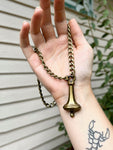 "Enter the Realm" Antique Door Knocker Necklace