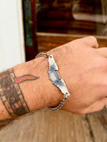 "Taking Flight" 1940s Aviator Badge Bracelet