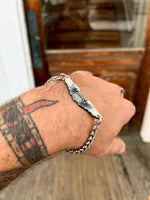 "Taking Flight" 1940s Aviator Badge Bracelet