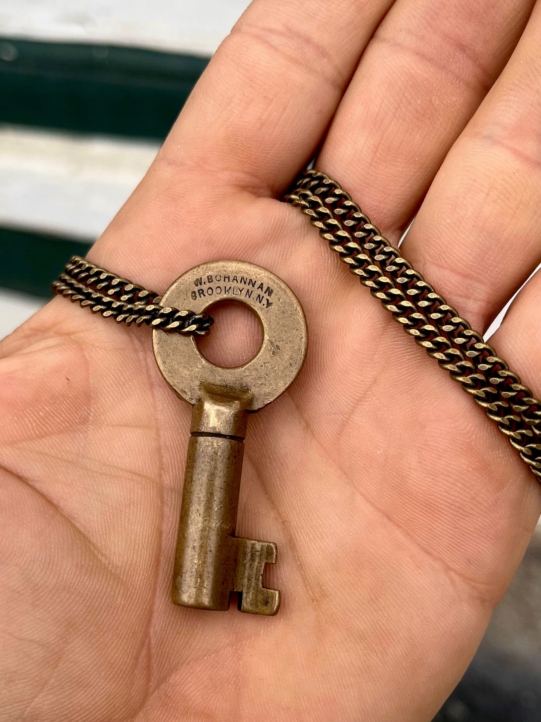 "A 130 Year Story" Very Rare W. Bohannan 1890s Collectors Key Necklace