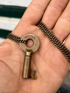 "A 130 Year Story" Very Rare W. Bohannan 1890s Collectors Key Necklace