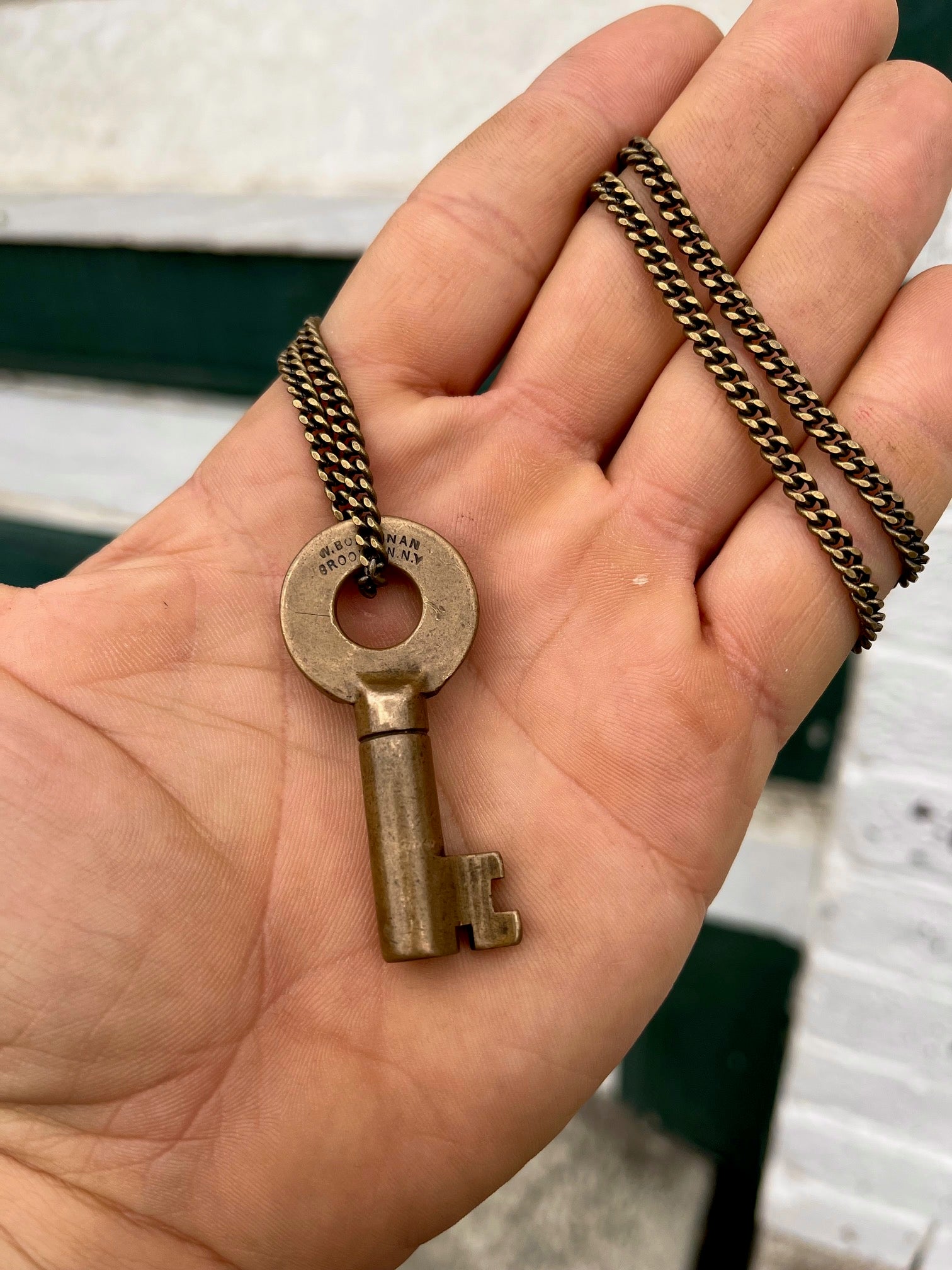 "A 130 Year Story" Very Rare W. Bohannan 1890s Collectors Key Necklace