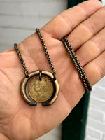 "The Lost Lady" 1967 Lady Marianne French Coin Necklace
