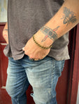 "Headed South" Solid Brass Chain Bracelet